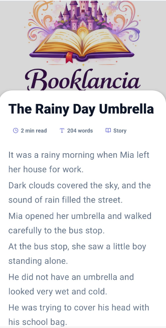 Booklancia App Reading